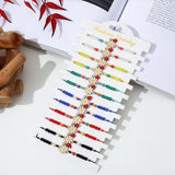 12pcs Sunflowers Charms Yoga Bracelet Set Braided Knot Rope Chain Anklet