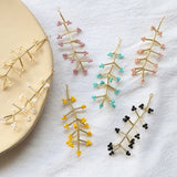 12pcs Flowers Copper Tassel Beads for DIY Jewelry