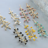 12pcs Flowers Copper Tassel Beads for DIY Jewelry