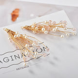 12pcs Tassel Crystal Charms DIY Earrings Pendants Accessory