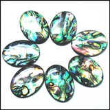 12pcs Abalone Paper Cabochons 18x25mm Natural Shell Beads Mother of Pearl