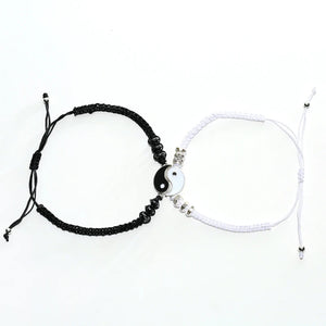 12pcs Tai Chi Charm Bracelets Set Rope Chain Bracelet Jewelry