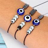12pcs/set Evil Eye Bracelet Charms Set For Women