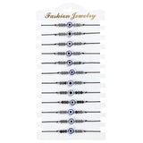 12pcs/set Evil Eye Bracelet Charms Set For Women