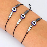 12pcs/set Evil Eye Bracelet Charms Set For Women