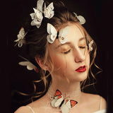 Bohemian Seaside Bridal Hair Clips Butterfly Hair Jewelry