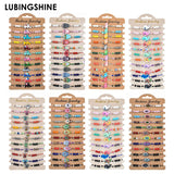 Bohemian Elephant Charms Braided Bracelets Crystal Bead Anklet Jewelry