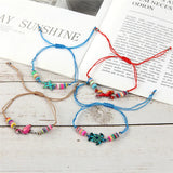 12pcs Butterfly Owl Tortoise Elephant Charms Bracelet Bohemia Jewelry