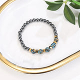 12pcs Colorful Malachite Stone Beaded Planet Bracelets Party Gift Jewelry