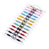 12pcs/set Charms Bracelets for Women Girl Jewelry