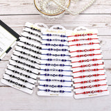 12PCS Red String Evil Eye Bracelets Adjustable Friendship Jewelry