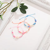 12pcs/set Clay Beads Friendship Bracelet Set for Girls Kids Beach Jewelry Gift