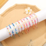 12pcs/set Clay Beads Friendship Bracelet Set for Girls Kids Beach Jewelry Gift