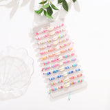 12pcs/set Clay Beads Friendship Bracelet Set for Girls Kids Beach Jewelry Gift