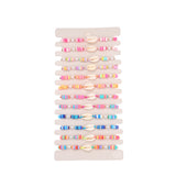12pcs/set Clay Beads Friendship Bracelet Set for Girls Kids Beach Jewelry Gift