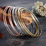 12pcs/set Bracelet Bangle Women Wrist Jewelry 2mm