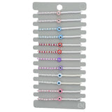 Colorful Beads Bracelet Set for Women Men, Clay Beaded Adjustable Rope Bracelet