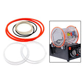 12x Rubber Chain Dentate Strip for KT6808 Tumbler Polisher