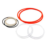 12x Rubber Chain Dentate Strip for KT6808 Tumbler Polisher