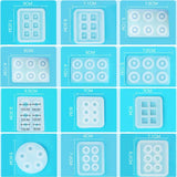 12x Silicone Beads Molds for Jewelry Making DIY Resin Craft