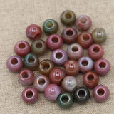 12x10mm Natural Stone Large Big Hole Beads Agate for Bracelet Making Bulk