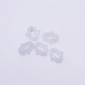 12x14mm Opal Hamsa Resin Palm Beads 20Pcs