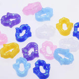 12x14mm Opal Hamsa Resin Palm Beads 20Pcs