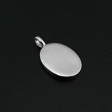 925 Sterling Silver Breast Milk Resin Bezel Charm Pendant