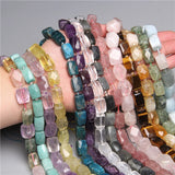 12x16mm Tiger Eye Pink Yellow Quartz Gemstone Beads