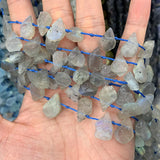 Labradorite Stone Beads 15'' Drop Flash DIY Loose Beads For Jewelry Making