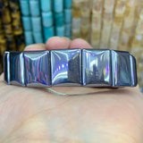12x16mm Natural Terahertz Beads Bracelet Rectangle DIY Bangle