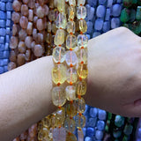 12x16mm Natural Yellow Citrine Beads for Jewelry Making Women Bracelet Necklace