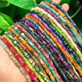 12x5mm Natural Sea Sediment Stone Beads for Jewelry Making
