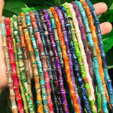 12x5mm Natural Sea Sediment Stone Beads for Jewelry Making