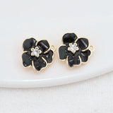 14K Brass Flowers Charms Pendants Jewelry Making Supplies