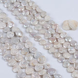 Natural Coin Loose Freshwater Pearls Strand for Jewelry Making