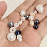 13-14mm Big Hole Natural Pearl Beads Freshwater Large Pearls for Jewelry Making
