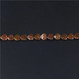 13-14mm Brown Irregular Heart Shape Freshwater Pearl Strings for DIY Jewelry