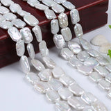 Large Rectangle Irregular Shape Freshwater Baroque Pearls Bead