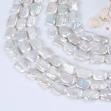 Large Rectangle Irregular Shape Freshwater Baroque Pearls Bead