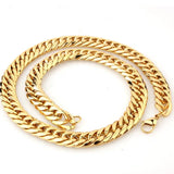 Heavy Cuban Chains Men Hip Hop Jewelry Stainless Steel Chunky Necklace
