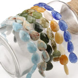 13*18mm Faceted Stone Beads Water Drop Yellow Jades Aquamarines Quartz Crystal