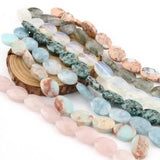 13*18mm Faceted Natural Stone Beads for DIY Bracelet