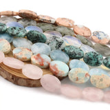 13*18mm Faceted Natural Stone Beads for DIY Bracelet