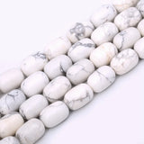 13*18mm Natural Stone Aquamarine Turquoises Agate Crystal Cylinder Loose Beads