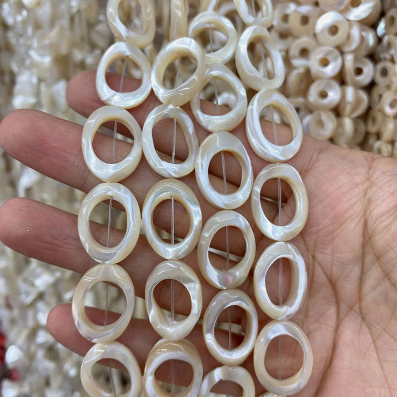 13-18mm Horseshoe Shells Geometric Beads Natural Seashells