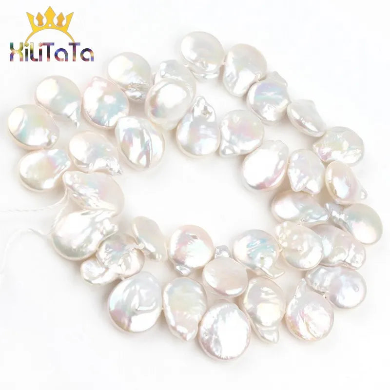 Water Drop Freshwater Baroque Beads Pearls 15''