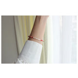 925 Sterling Silver Rope Bracelets Bamboo Red Thread Line String Bracelets
