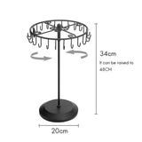 13.3 Inch Metal Rotating Jewelry Stand Organizer