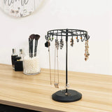13.3 Inch Metal Rotating Jewelry Stand Organizer